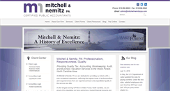 Desktop Screenshot of mitchellnemitzcpa.com
